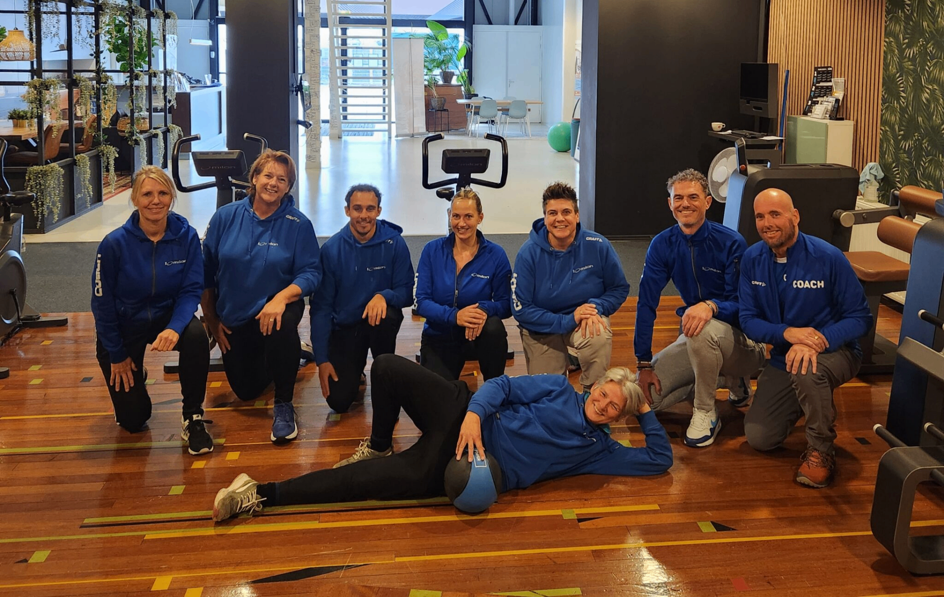 Sweat Healthcenter Zierikzee, trainingsvloer en coaches